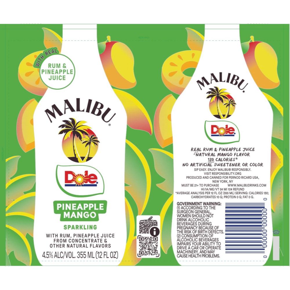 Malibu Dole Pineapple Mango