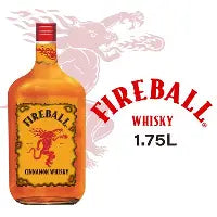 FIREBALL GLASS BOTTLE CINNAMON WHISKY
