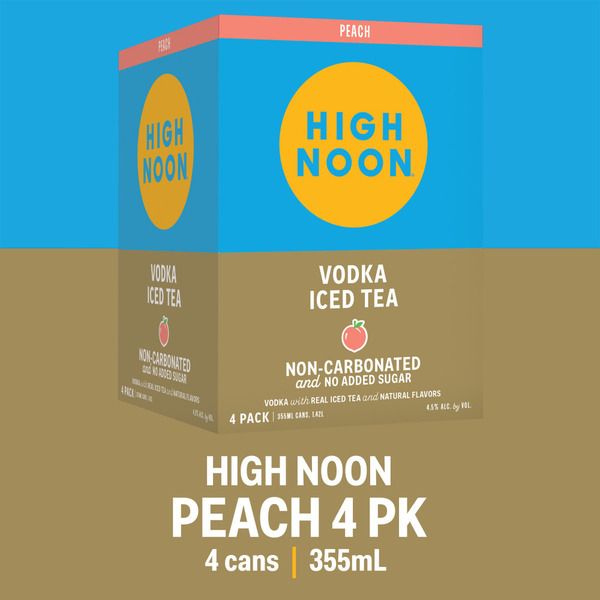 HIGH NOON PEACH ICE TEA
