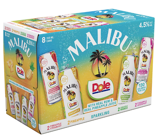 MALIBU DOLE PINEAPPLE MANGO