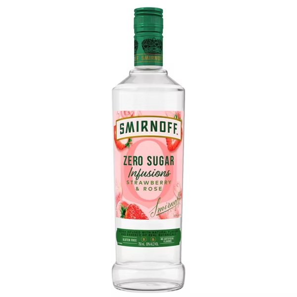 SMIRNOFF STRAWBERRY ROSE ZERO