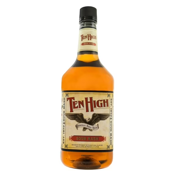 TEN HIGH BLENDED BOURBON WHISKEY