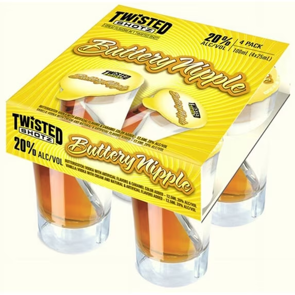 TWISTED SHOTS BUTTERY NIPPLE
