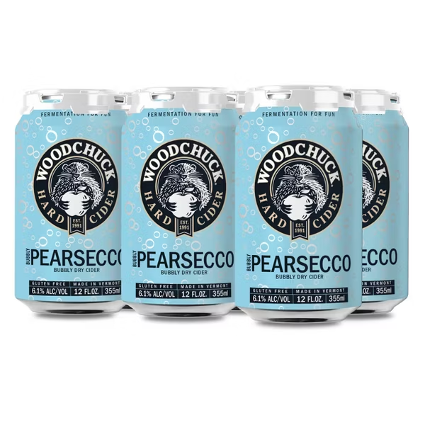 WOODCHUCK CIDER BUBBLY PEARSECCO