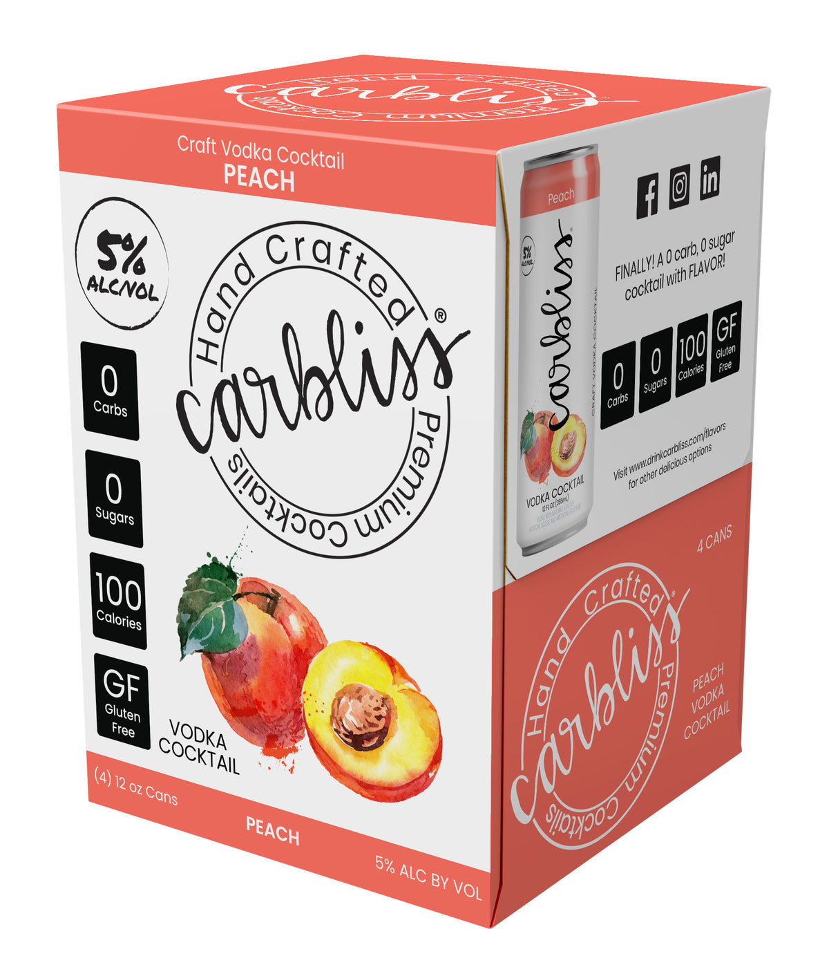 Carbliss Vodka Peach