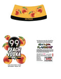 99 PEACH VODKA 99 PROOF