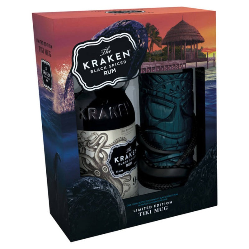 Kraken Spiced Rum with Tiki Glass