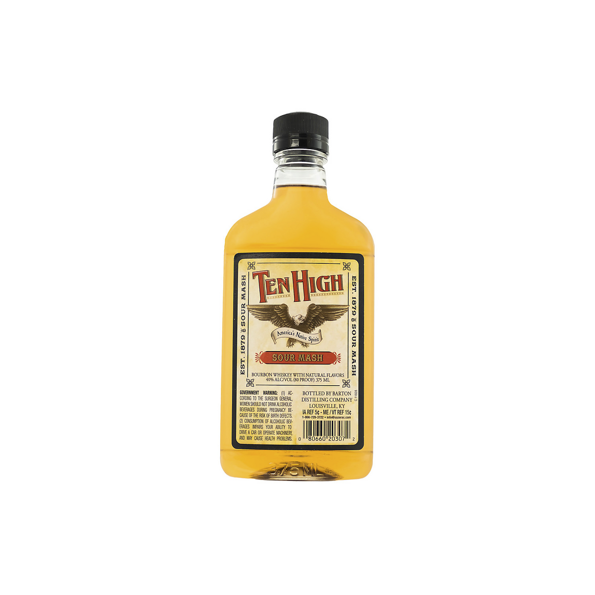 Ten High Blended Bourbon Whiskey 375ML
