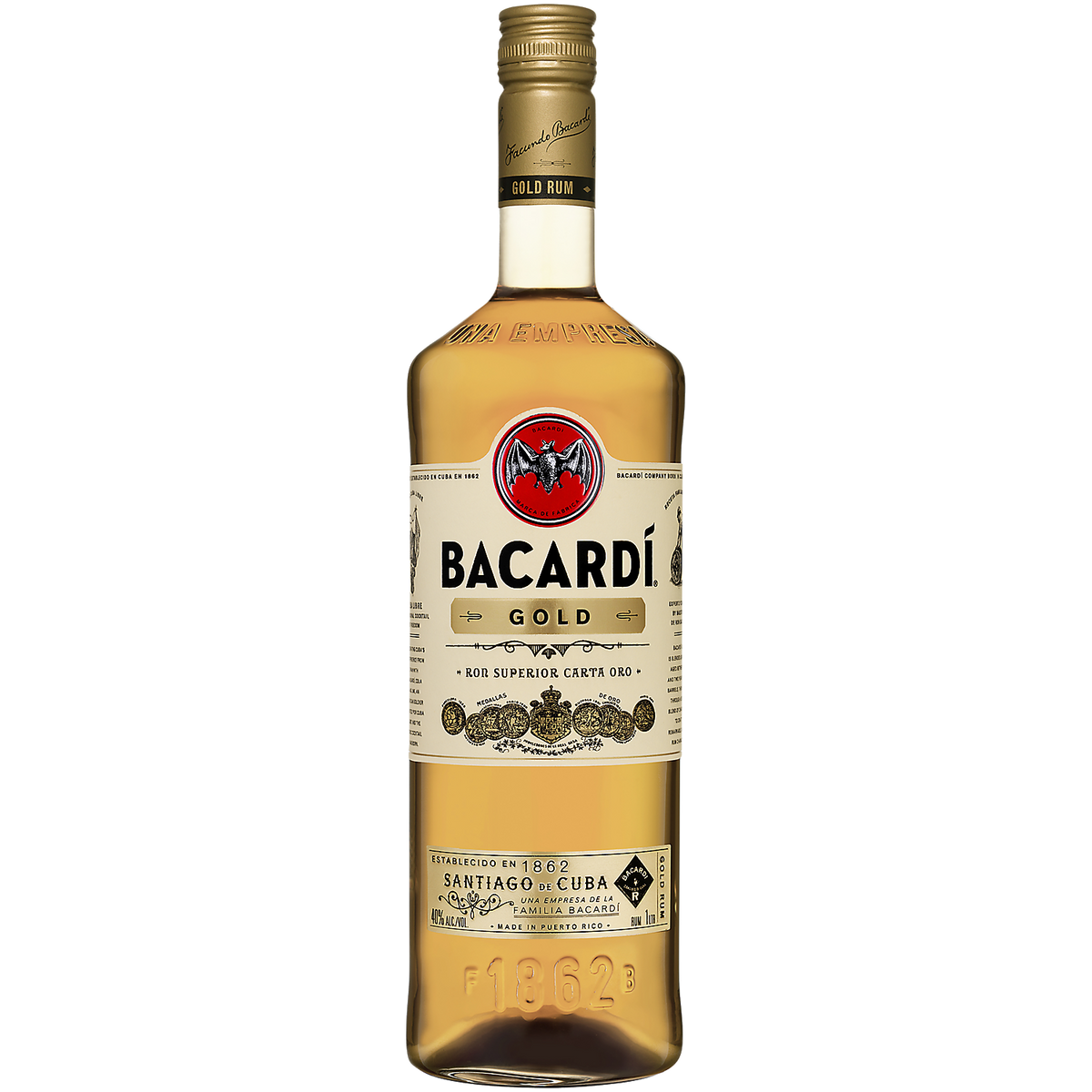 Bacardi Gold Original Premium 1L