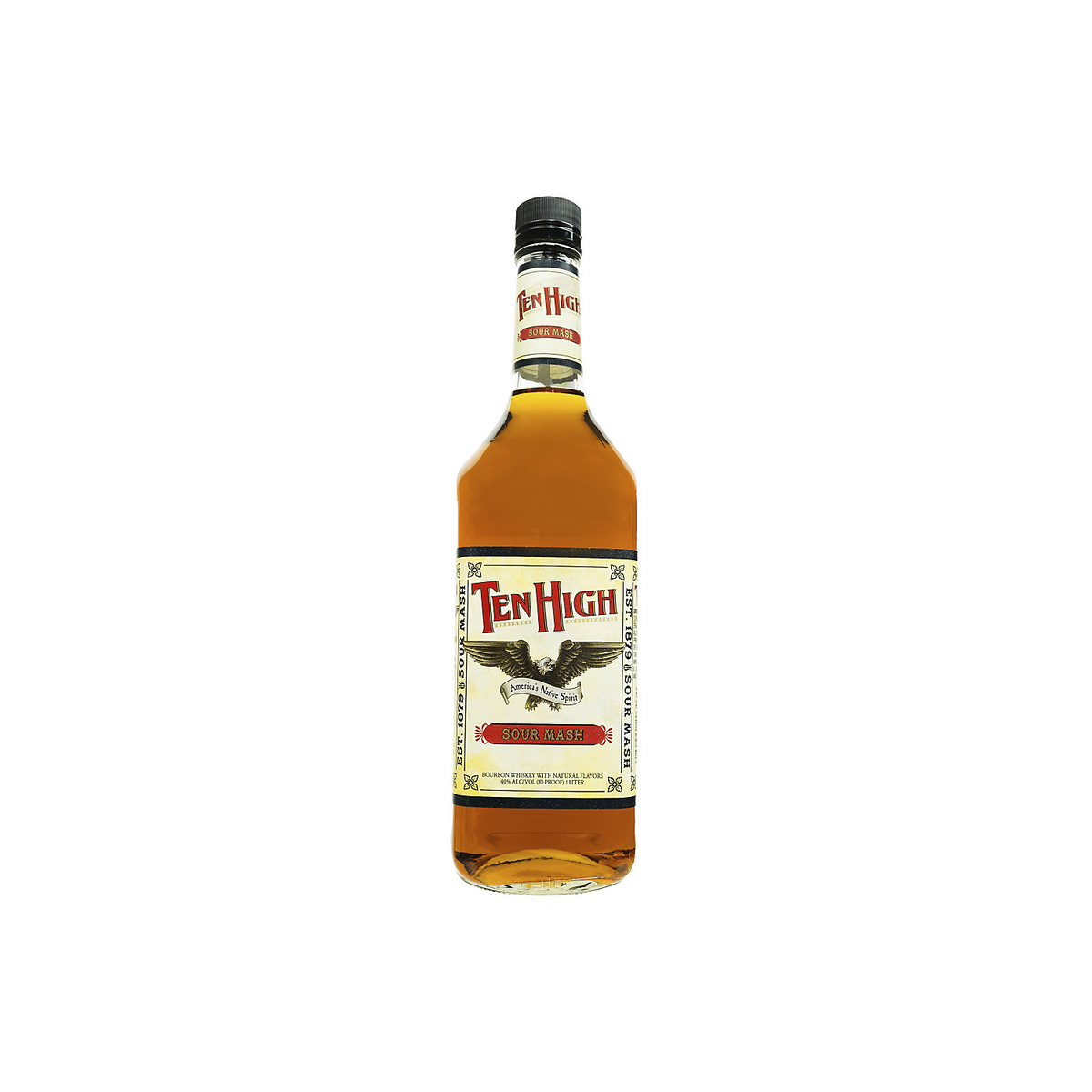 Ten High Blended Bourbon Whiskey 1L