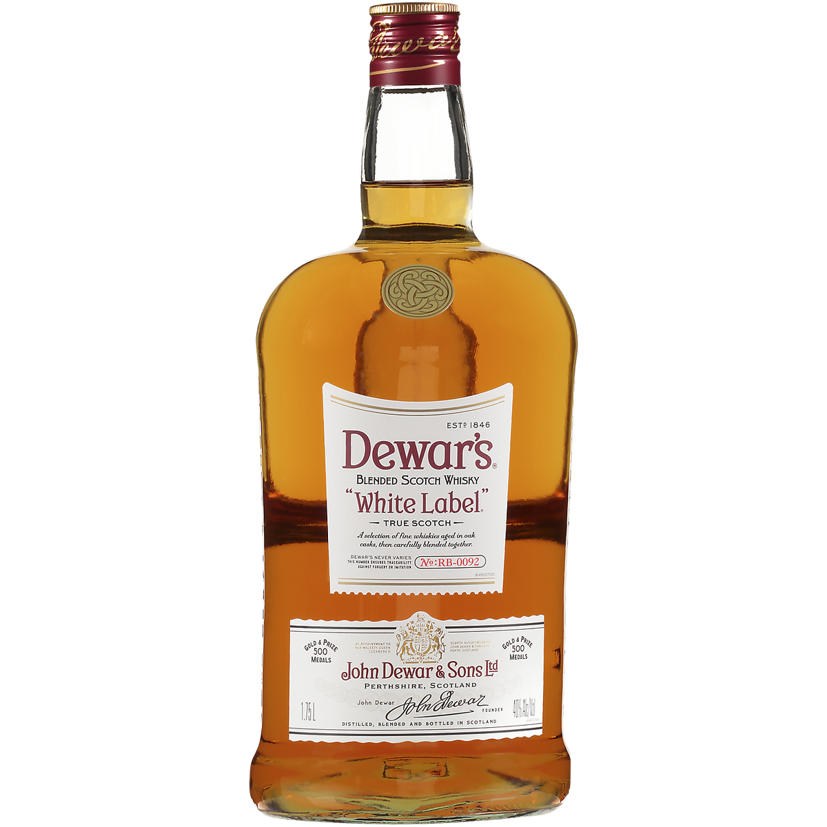 Dewar's White Label Blended Scotch Whisky 1.75L