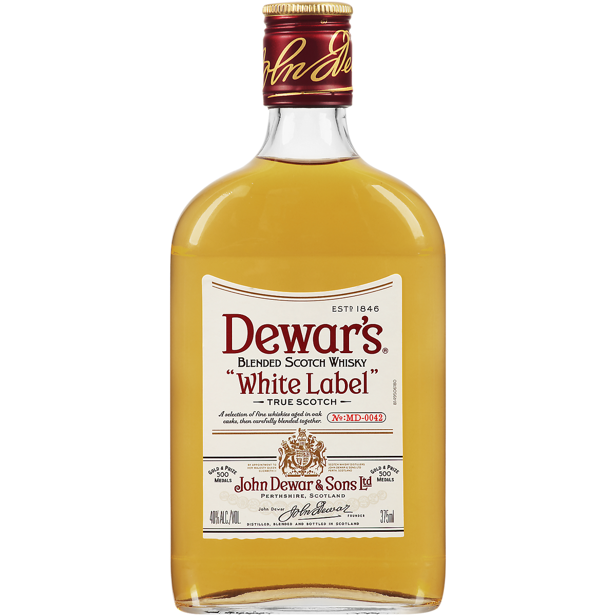 Dewar's White Label Blended Scotch Whisky 375ML