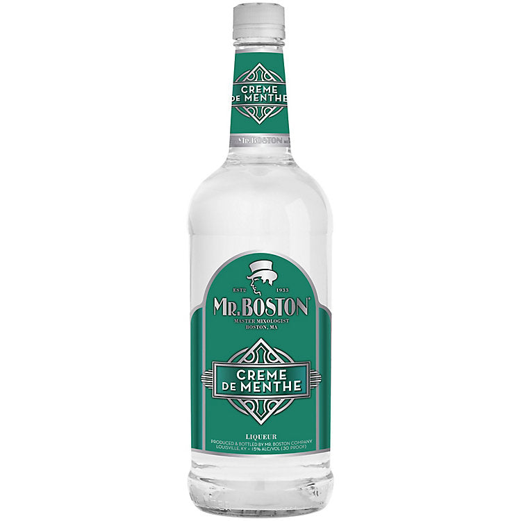 MR. BOSTON CREME DE MENTHE WHITE
