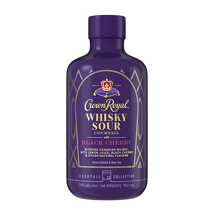 CROWN ROYAL WHISKEY SOUR BLACK CHERRY