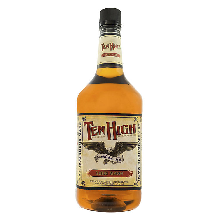 TEN HIGH BLENDED BOURBON WHISKEY