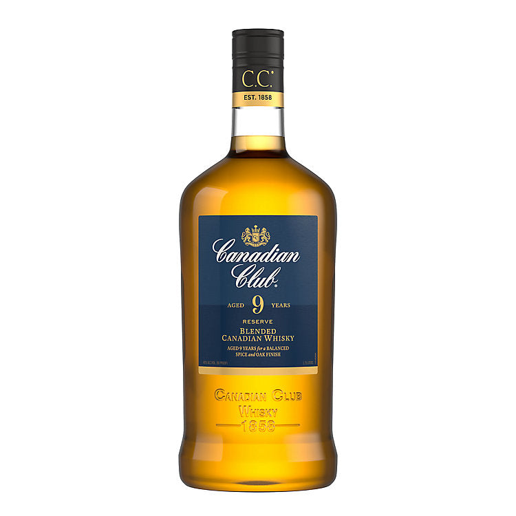 CANADIAN CLUB RESERVE 9 YEARS