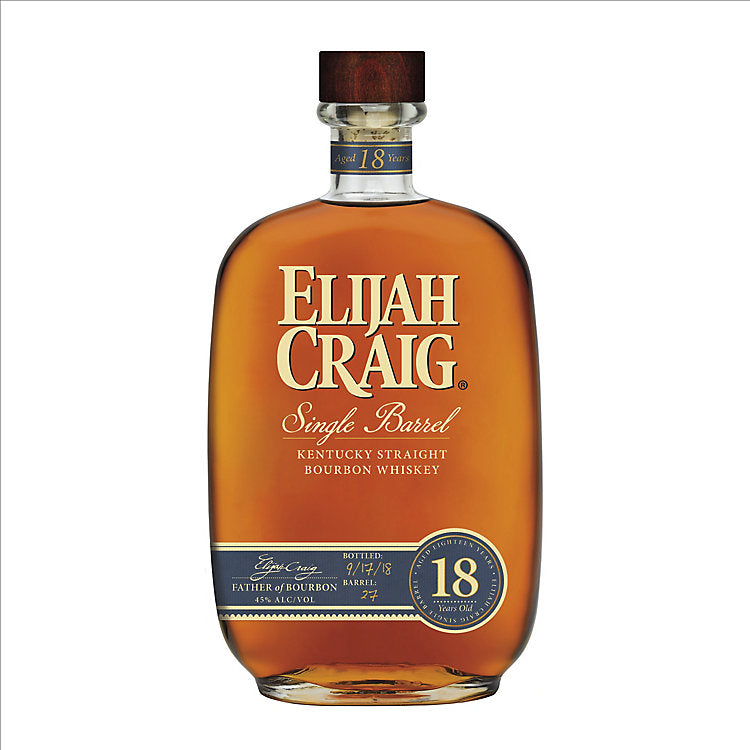 ELIJAH CRAIG 18 YEARS SINGLE BARREL