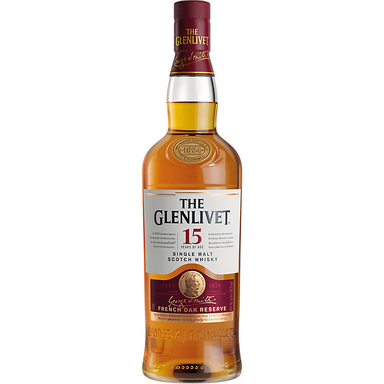 GLENLIVET 15 YEARS SINGLE MALT SCOTCH WH