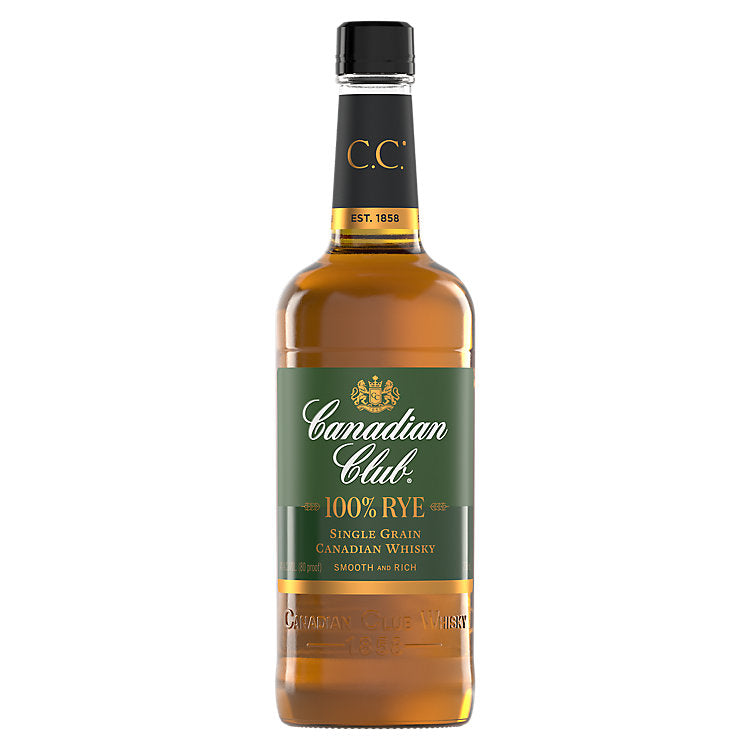 CANADIAN CLUB RYE 100 % RYE