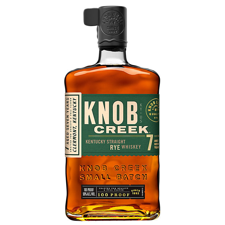 KNOB CREEK 7 YEARS 100 PROOF RYE