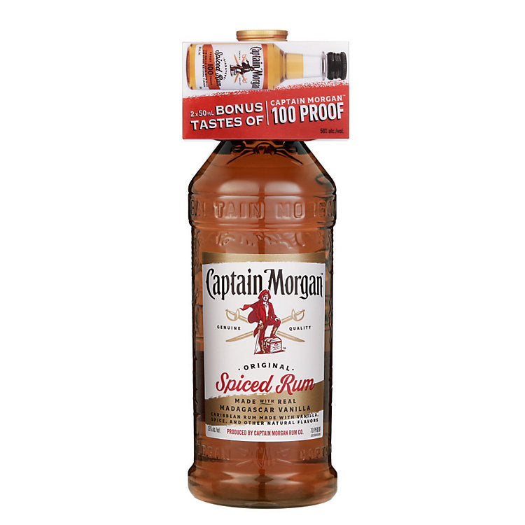 CAPTAIN MORGAN SPICED GLASS BOTTLE