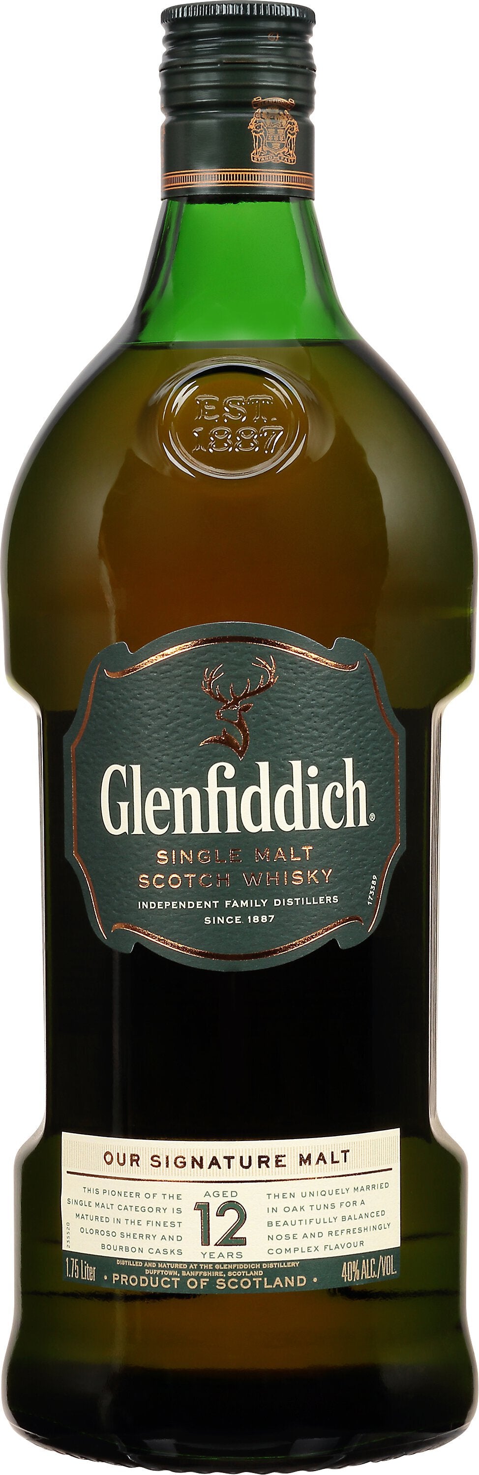 GLENFIDDICH SCOTCH 12 YEARS SCOTCH