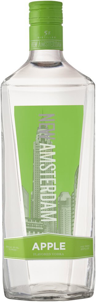 NEW AMSTERDAM APPLE FLAVORED VODKA 1.75L