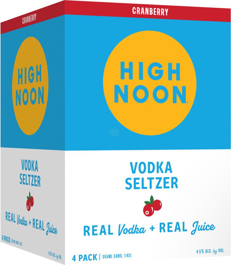 High Noon Cranberry Vodka Seltzer