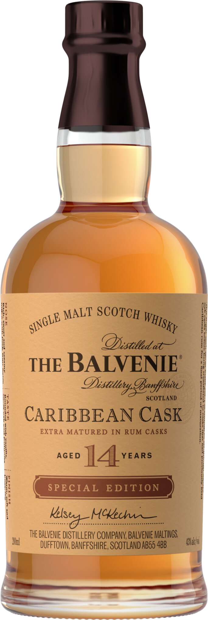 THE BALVENIE CARRIBBEAN CASK SCOTCH 14 YEARS