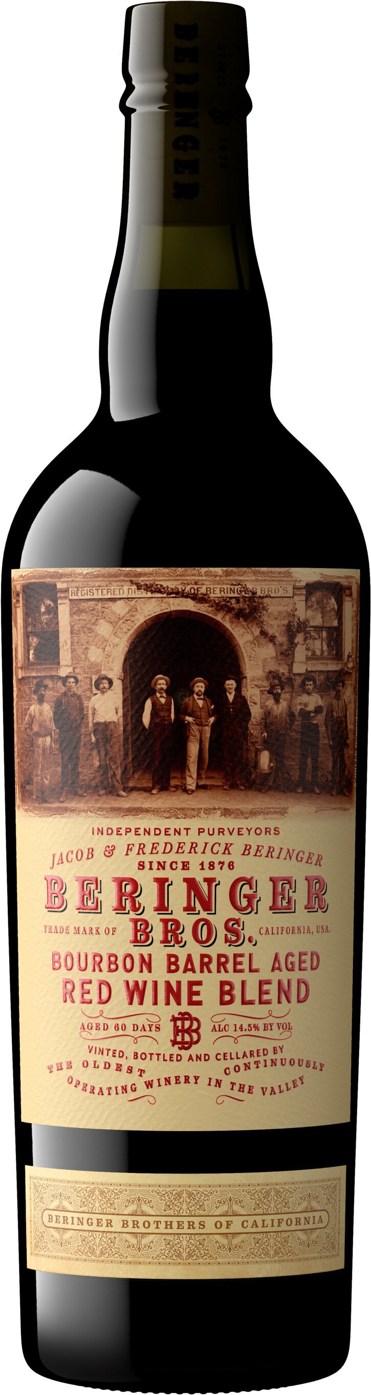BERINGER BROS BBA RED WINE.
