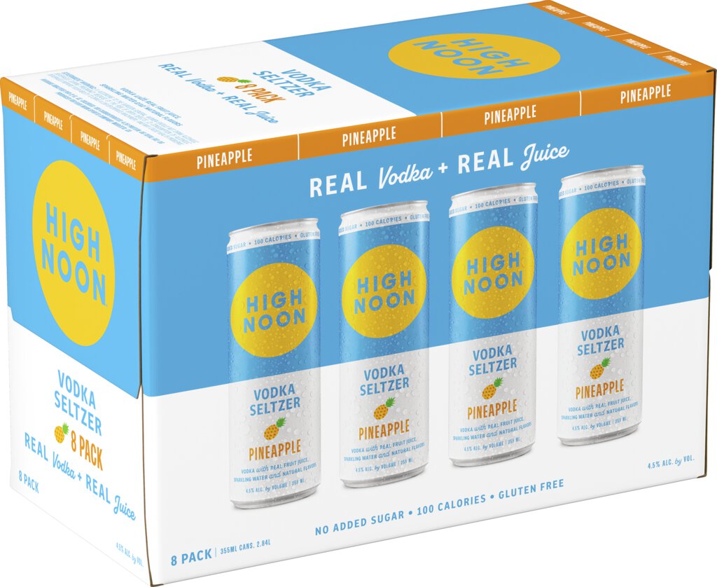 High Noon Pineapple Vodka Seltzer