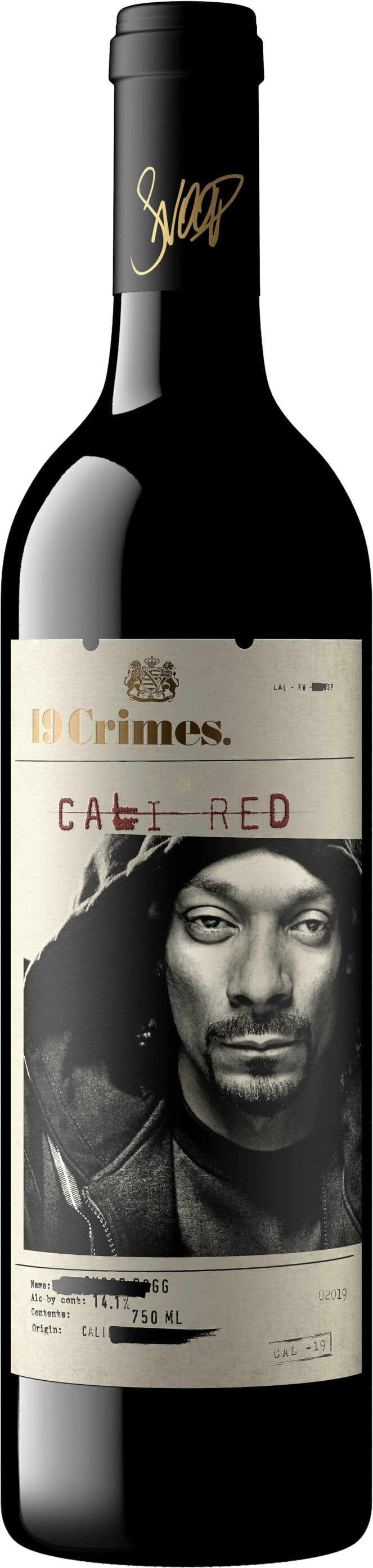 19 CRIMES CALI RED SNOOP DOGG