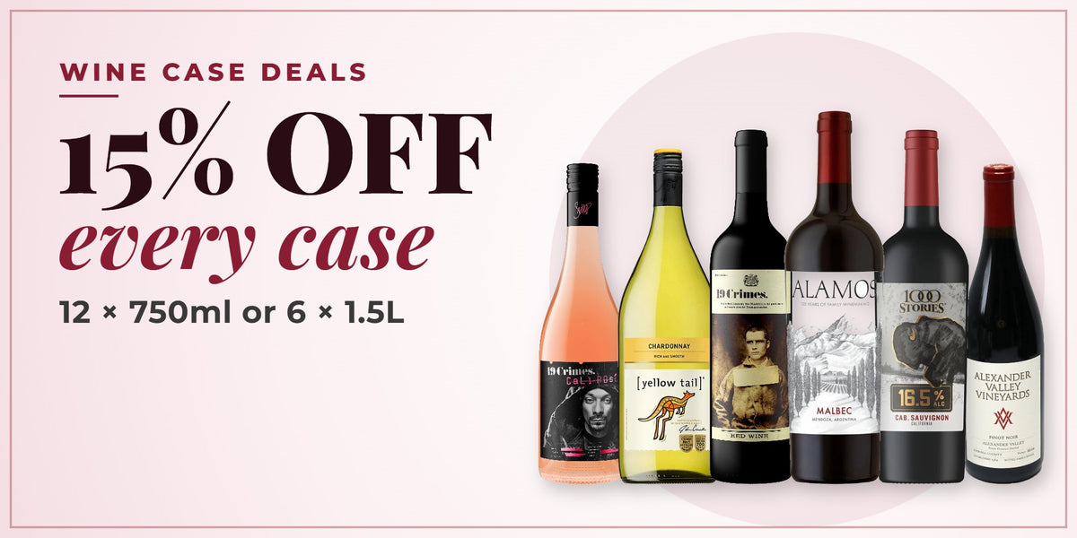 Wine Case Deals - 15% off every case
